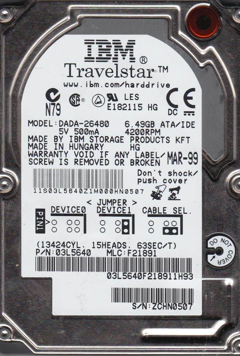 その他 Tannhaeuser/ [DVD] [Import] 6g7v4d0 Amazon.com: DADA-26480, PN 03L5640, MLC F21891, IBM 6.5GB